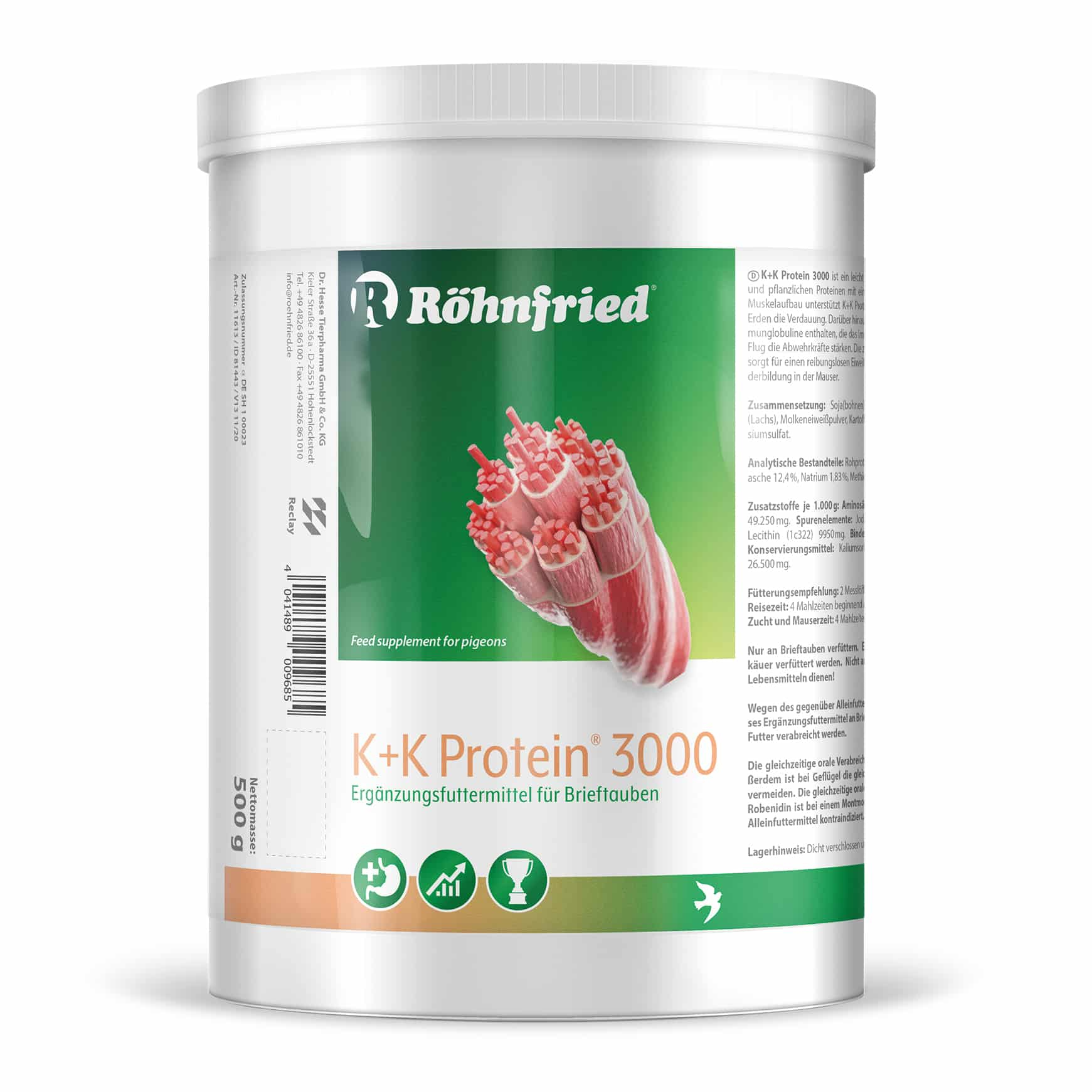 Röhnfried K + K Proteína 3000 - 500g