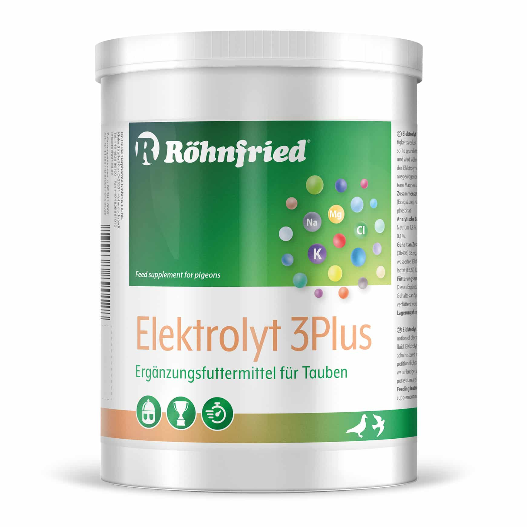 Röhnfried Elektrolyt 3+ 600g