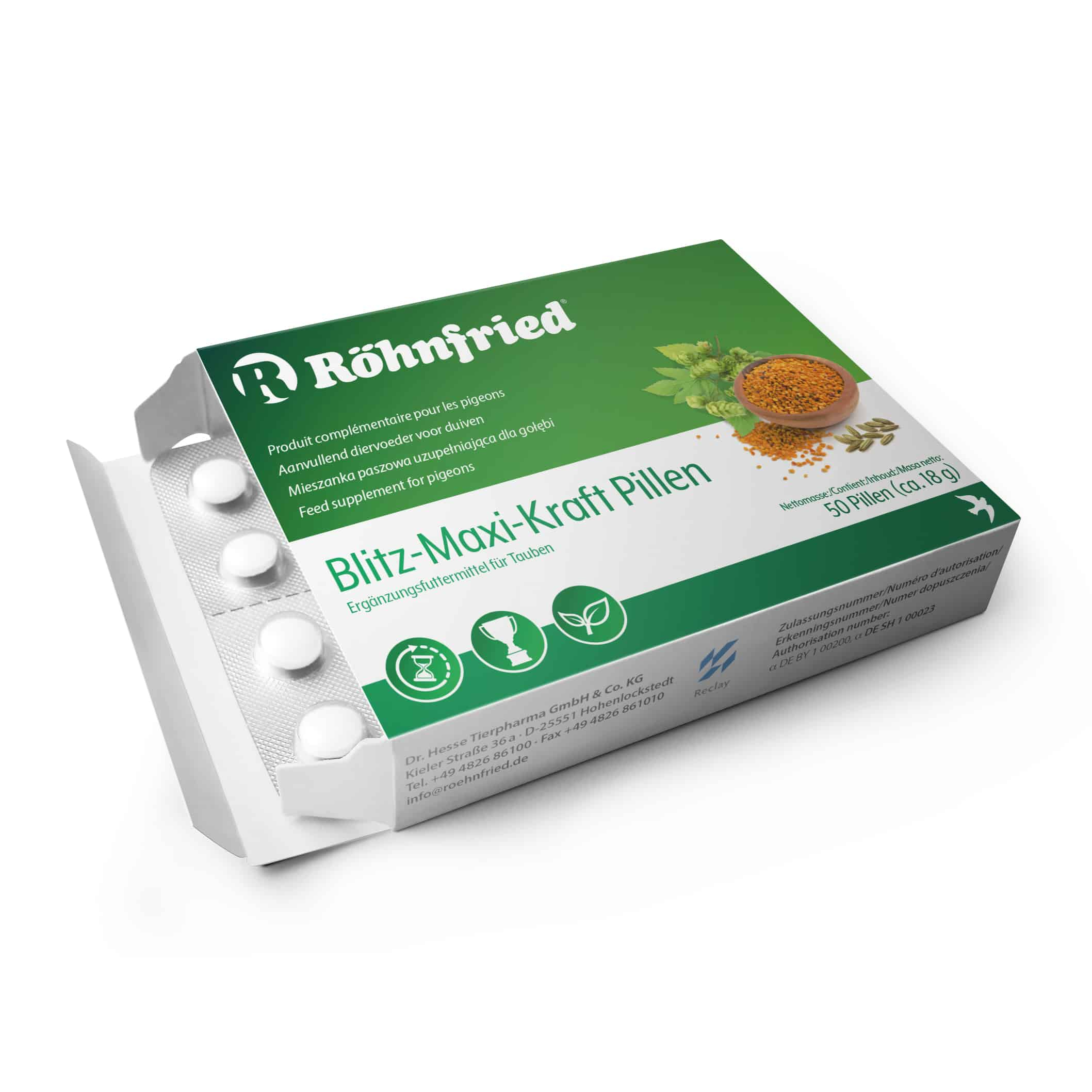 Röhnfried Blitz Maxi-Power pills 50 tabs