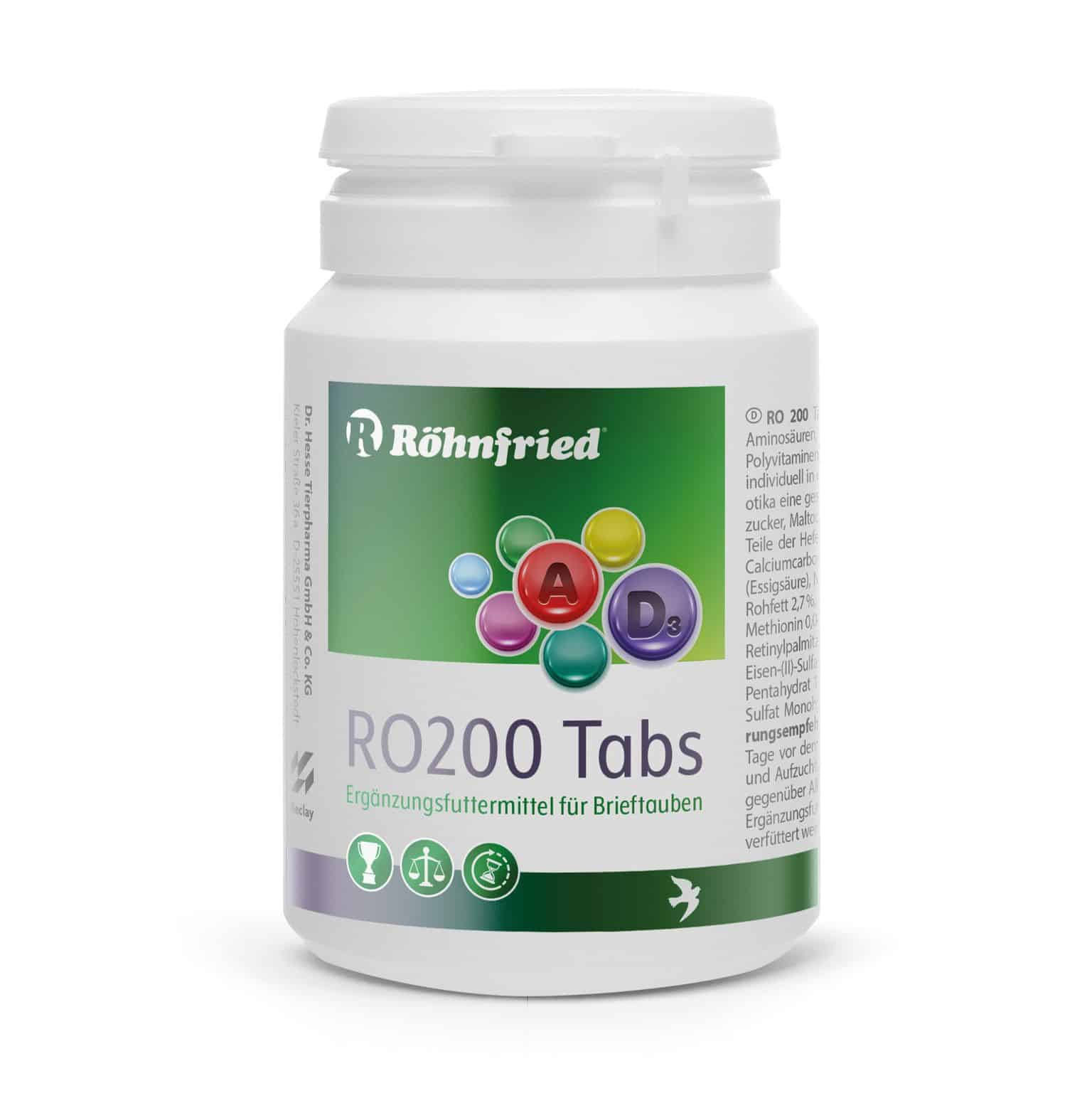 Röhnfried RO 200 Tabs 125 bucăți