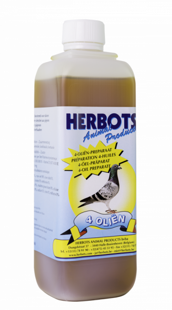 Herbots 4 oliën 500ml