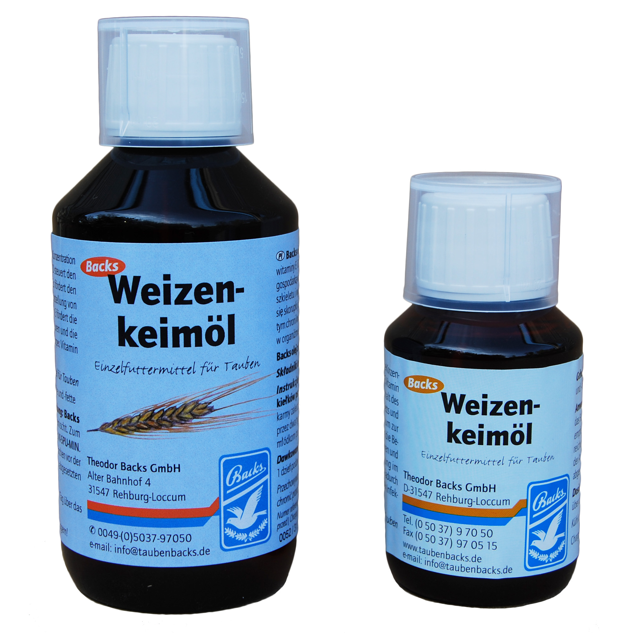 Backs Olej z kiełków pszenicy 250ml