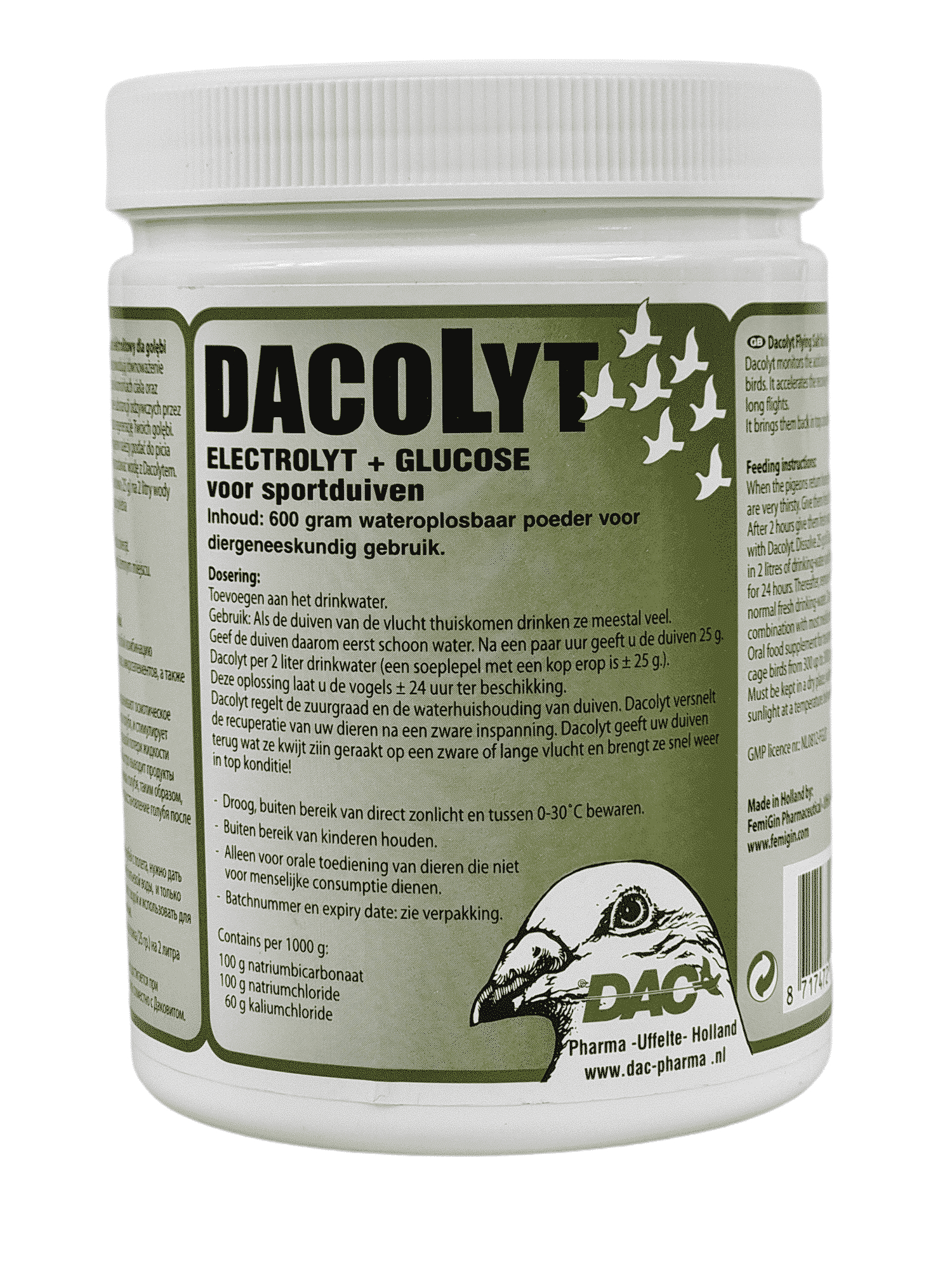 Dac Pharma Dacolyt 600g