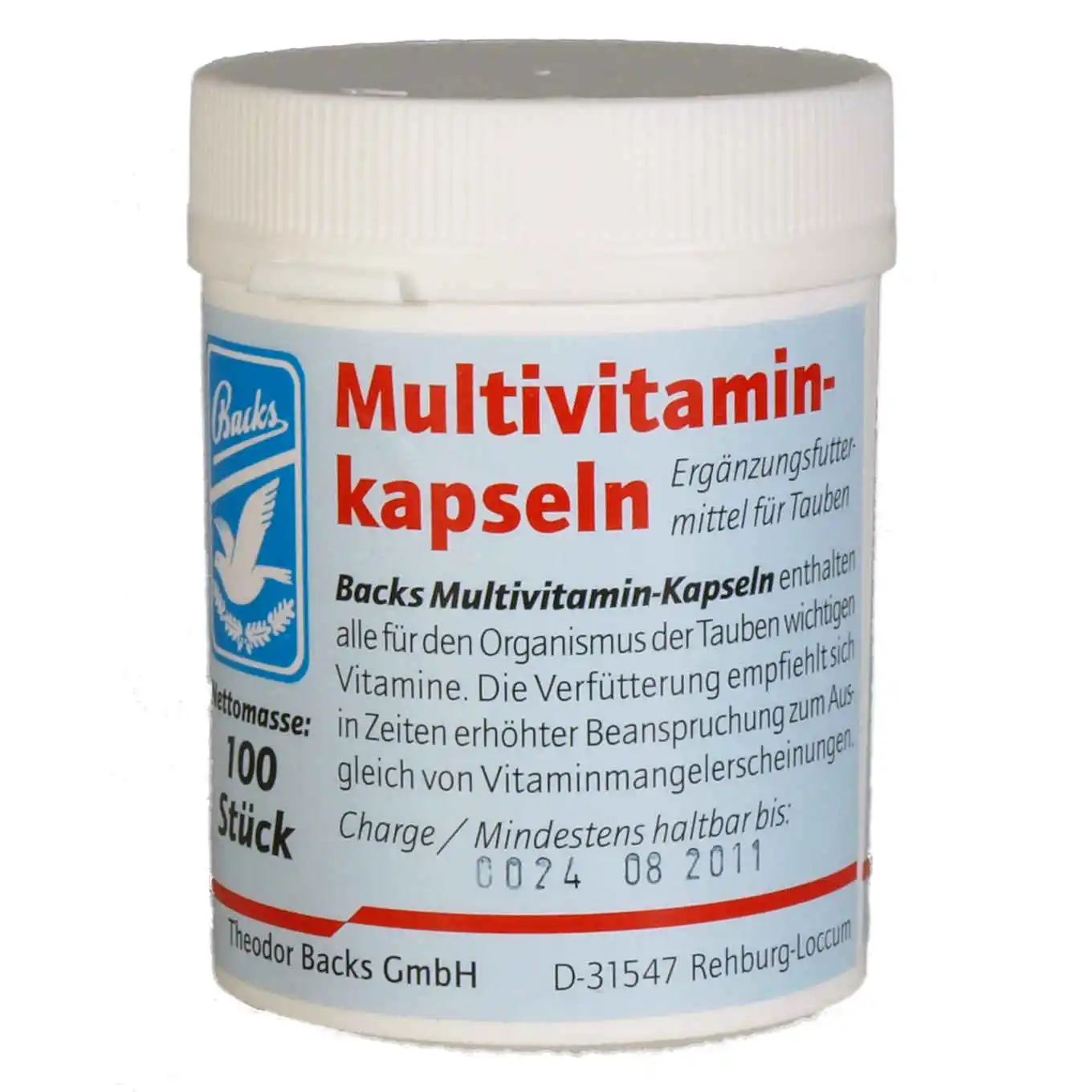 Backs Multivitamin kapsülleri 100 adet