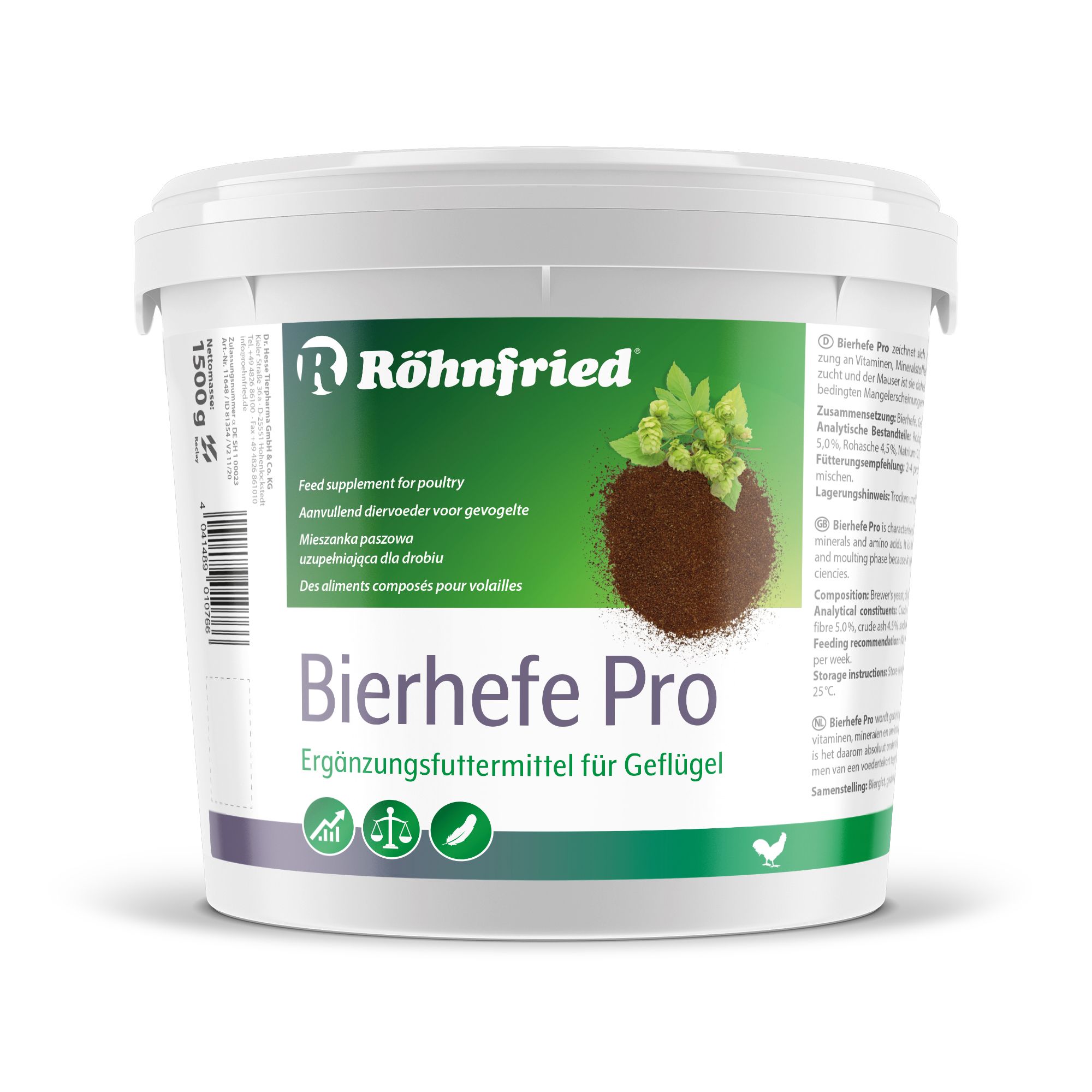 Röhnfried Brewer's Yeast Pro 1500g